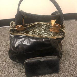 Fossil purse and wallet (black)